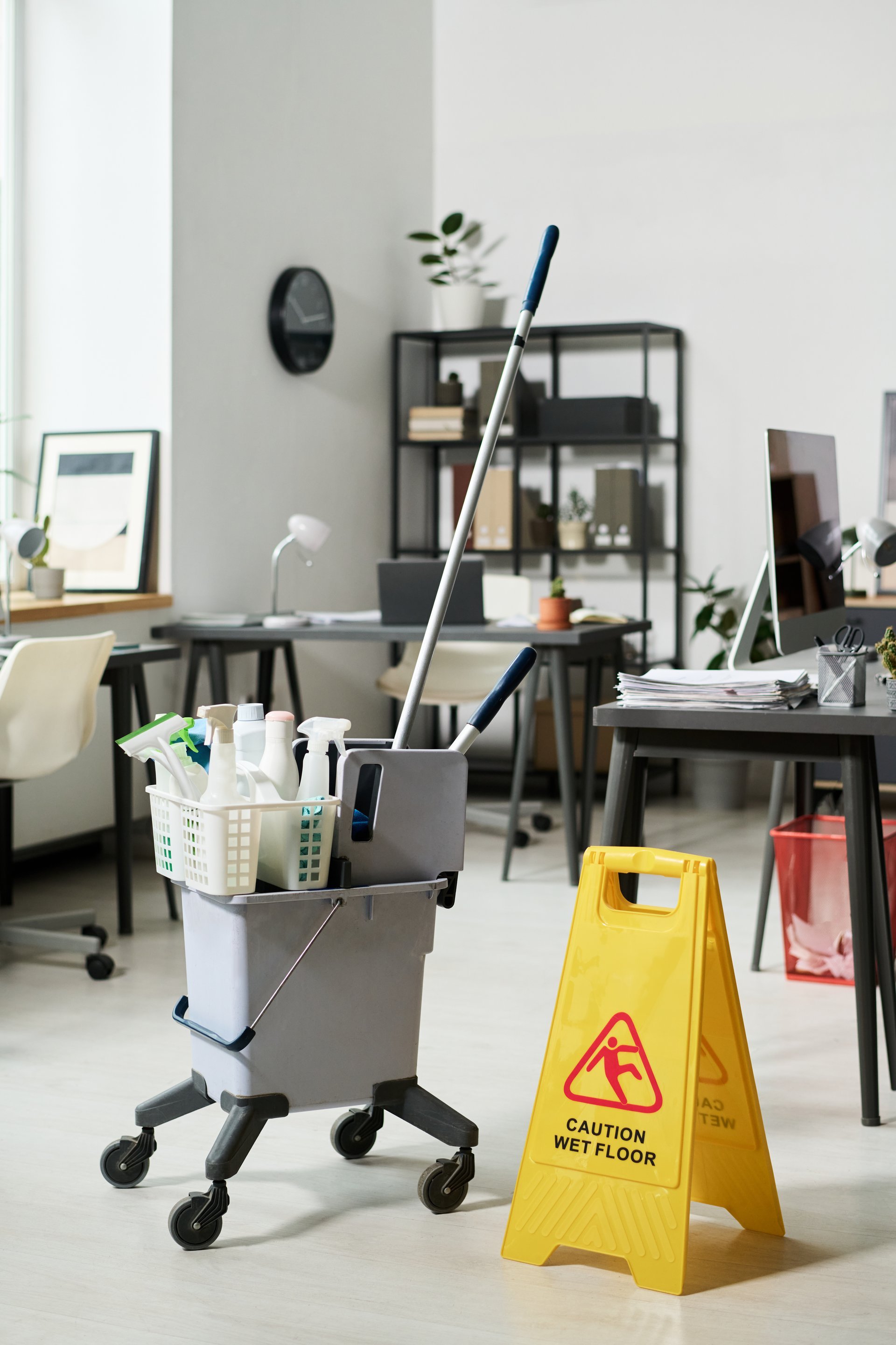 Professional cleaning supplies